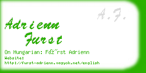 adrienn furst business card
